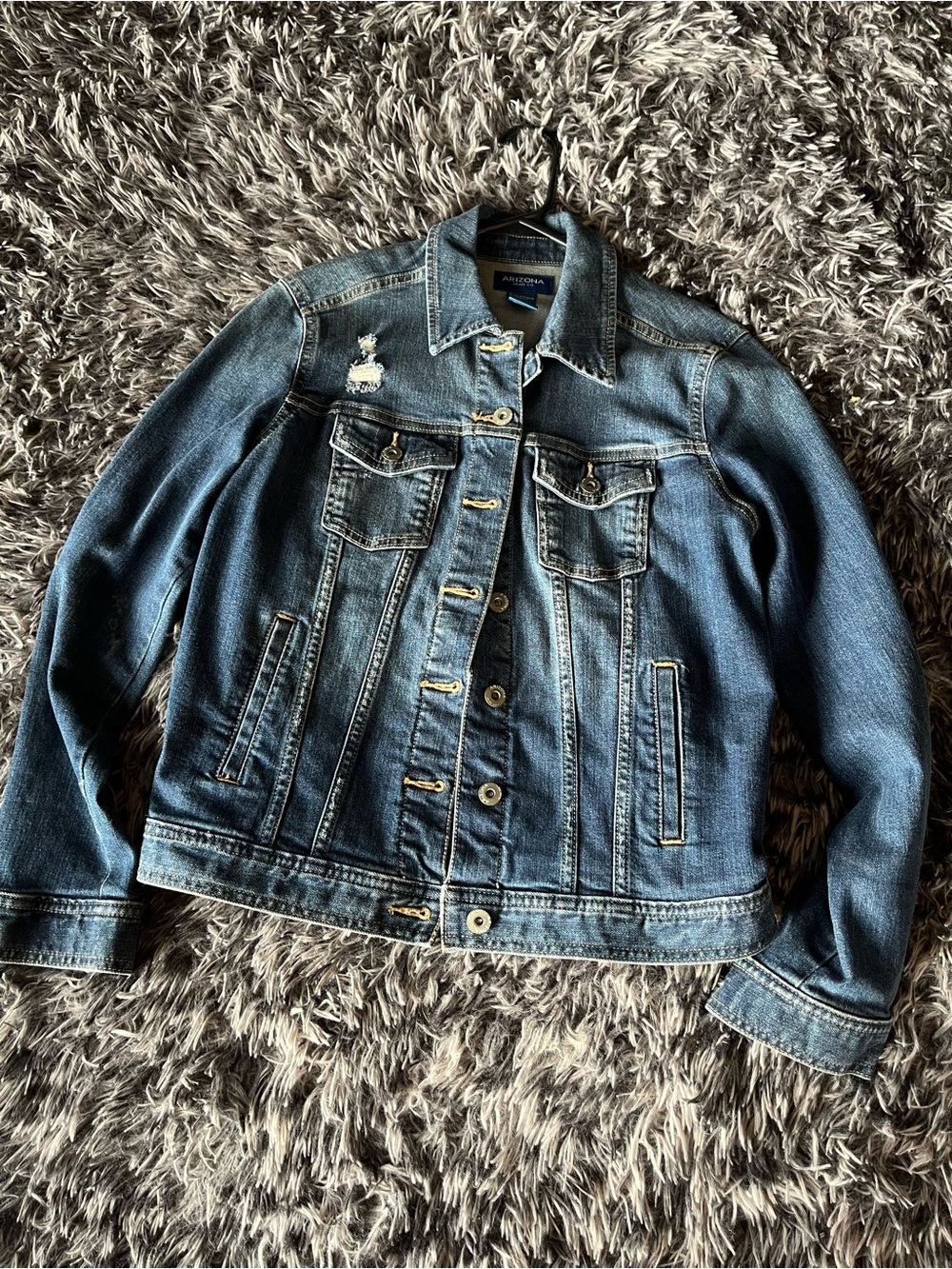 Blue Denim Jean Jacket by Arizona Jean Co